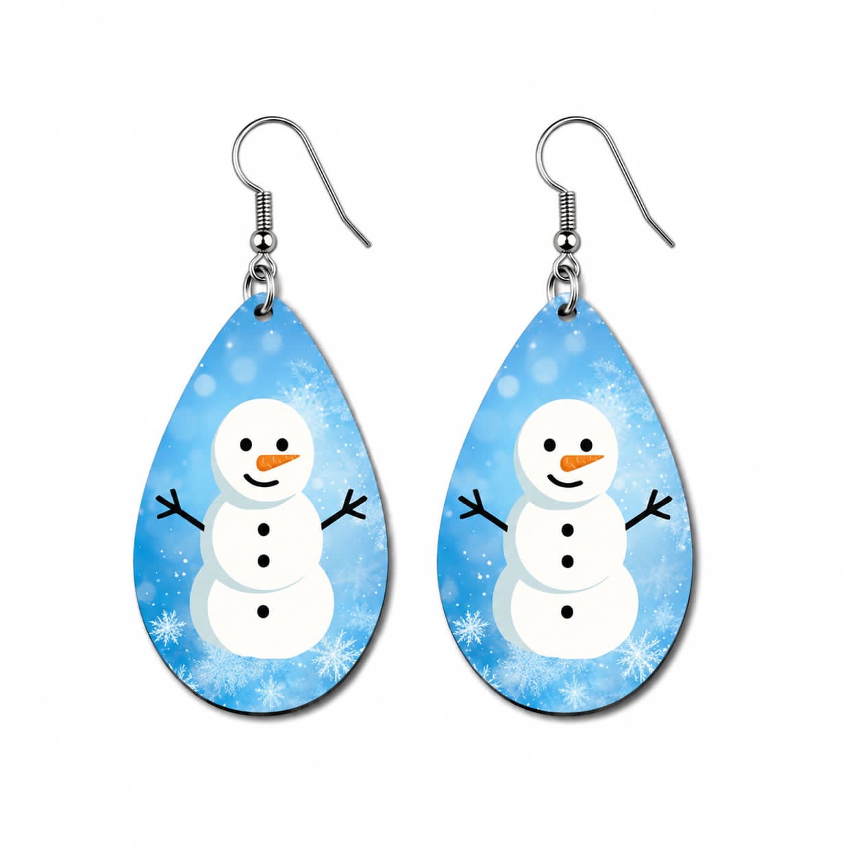 Earrings- Christmas Snowman