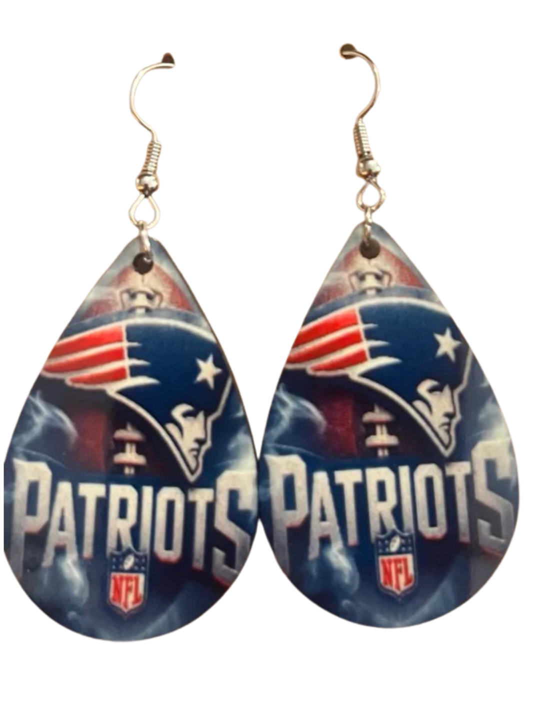 Earrings- Sports Football Patriots