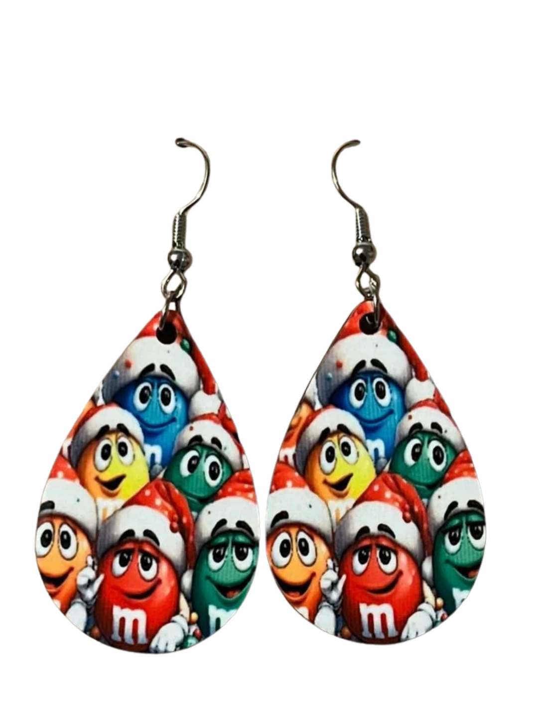 Earrings- Christmas M&Ms