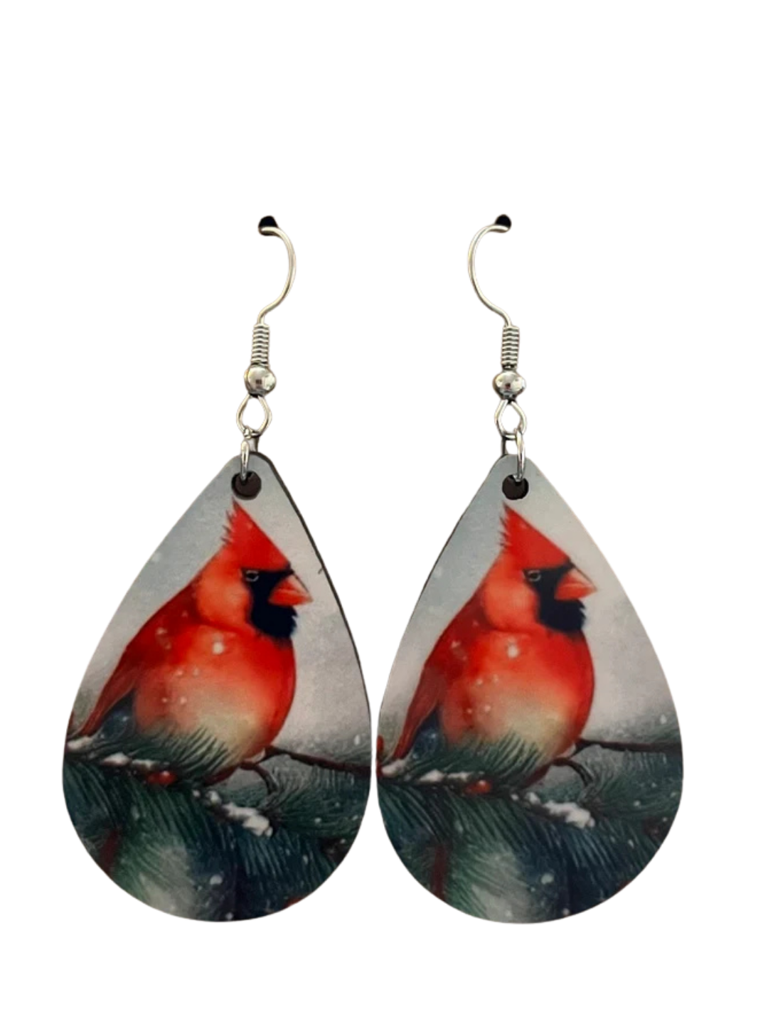Earrings- Christmas Cardinal