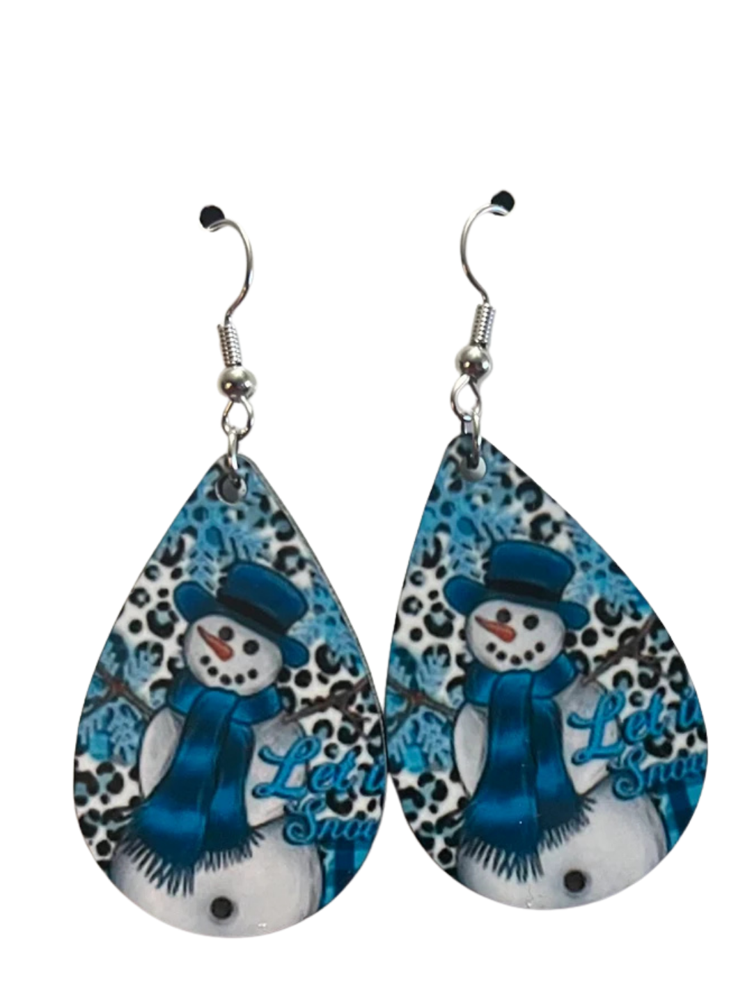 Earrings- Christmas Frosty let it snow