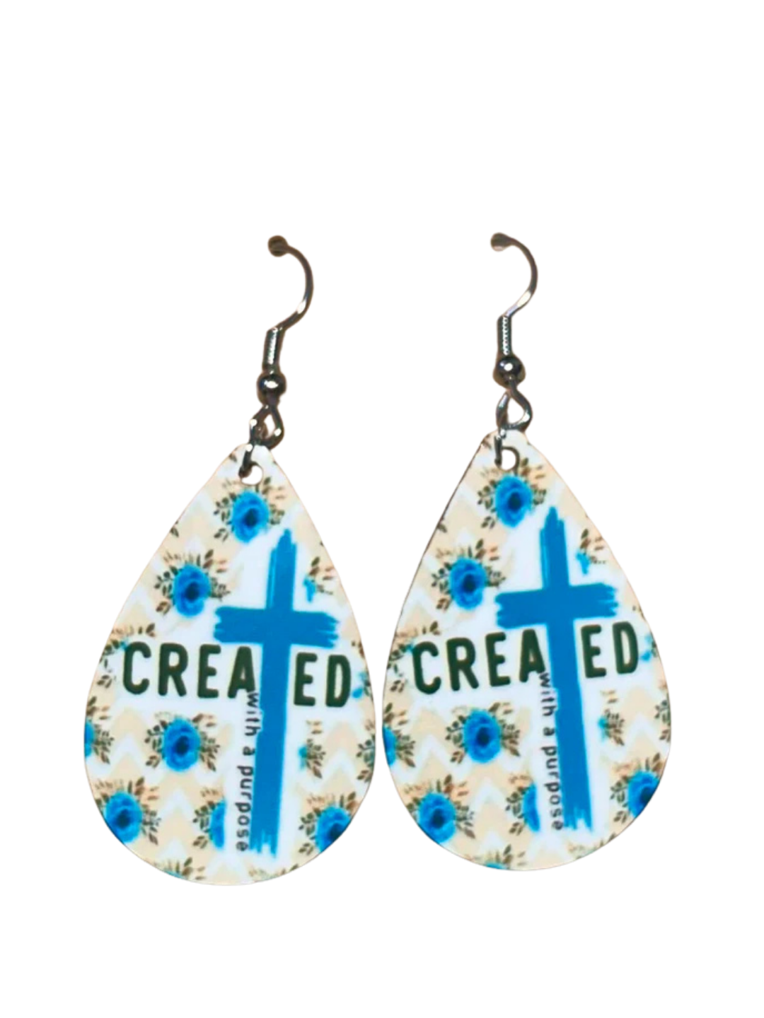 Earrings- Faith Based Created with a Purpose