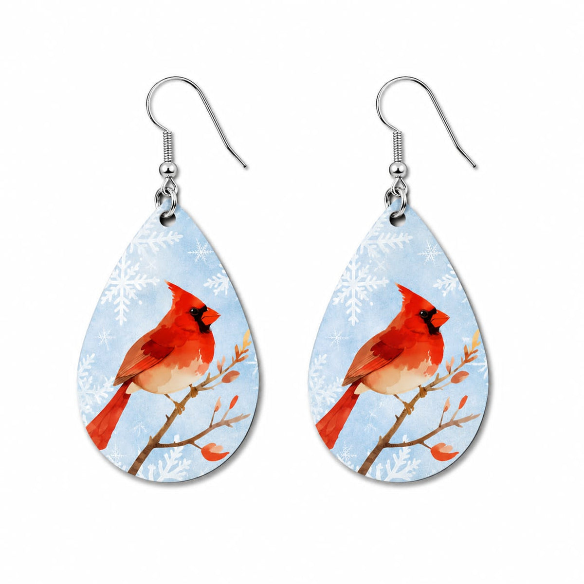 Earrings- Christmas Cardinal