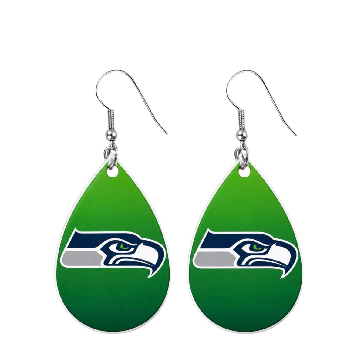 Earrings- Sports Football Seahawks