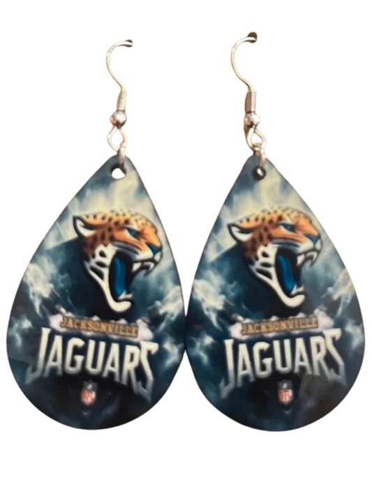 Earrings- Sports Football Jacksonville Jaguars