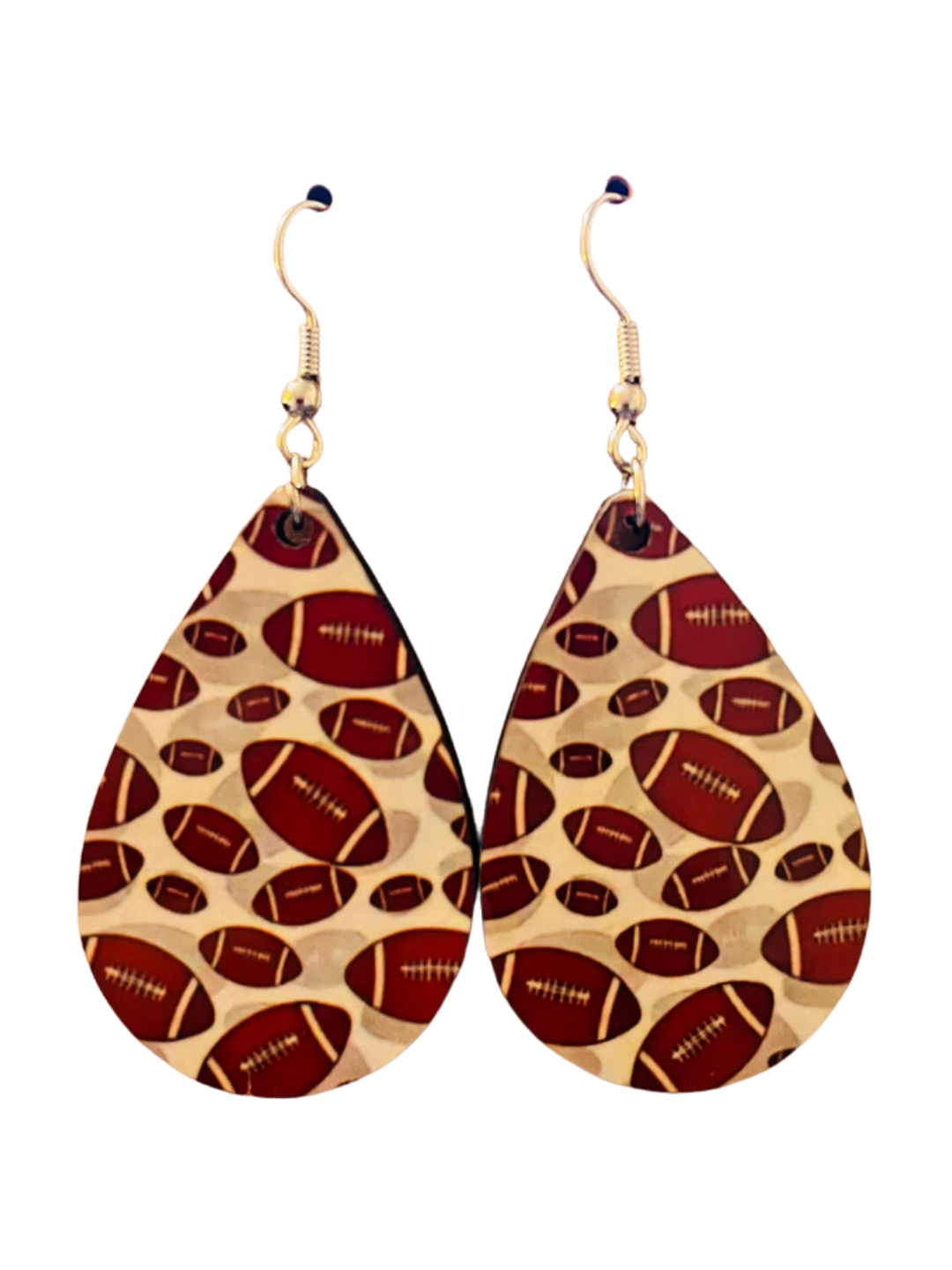 Earrings- Sports Football