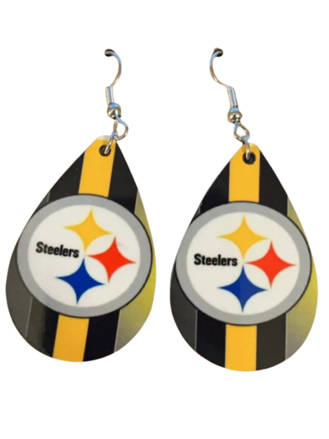 Earrings- Sports Football Steelers