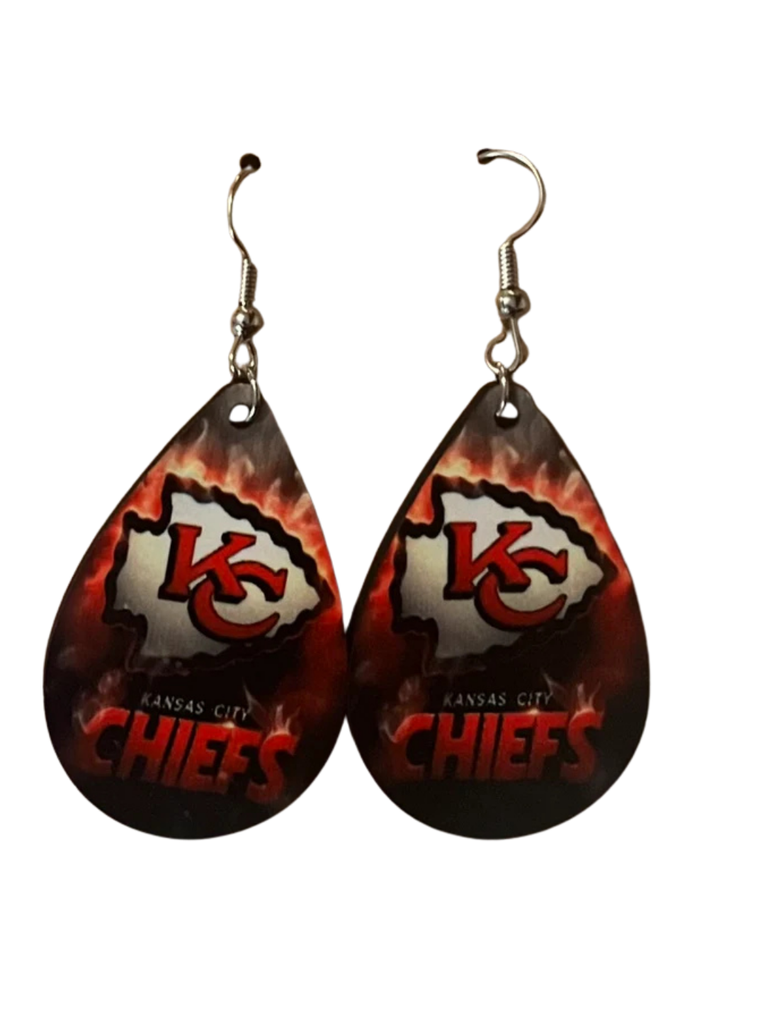 Earrings- Sports Football Chiefs