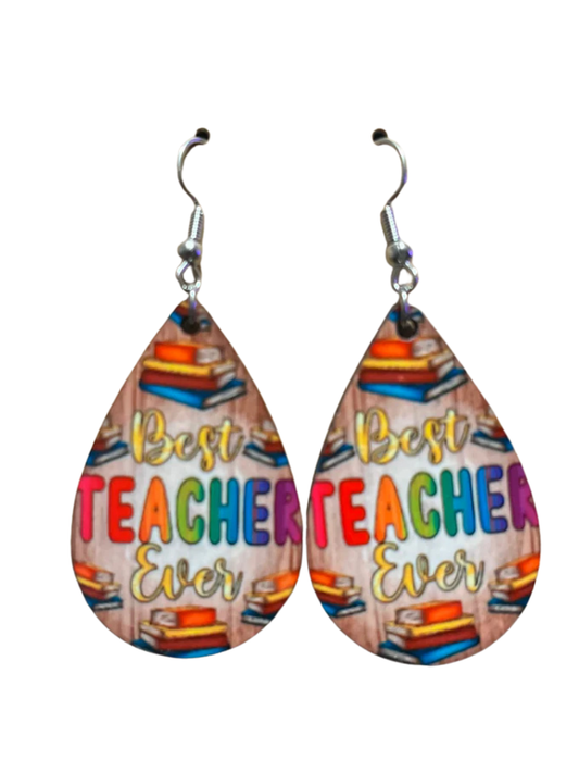 Earrings- Teacher's Best Teacher Ever