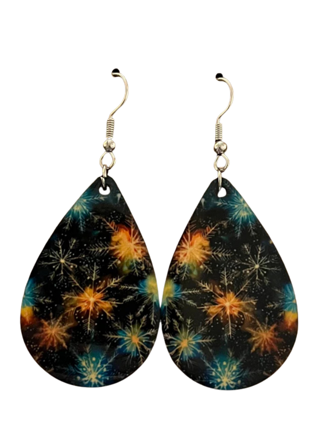 Earrings- Christmas Firework Snowflakes