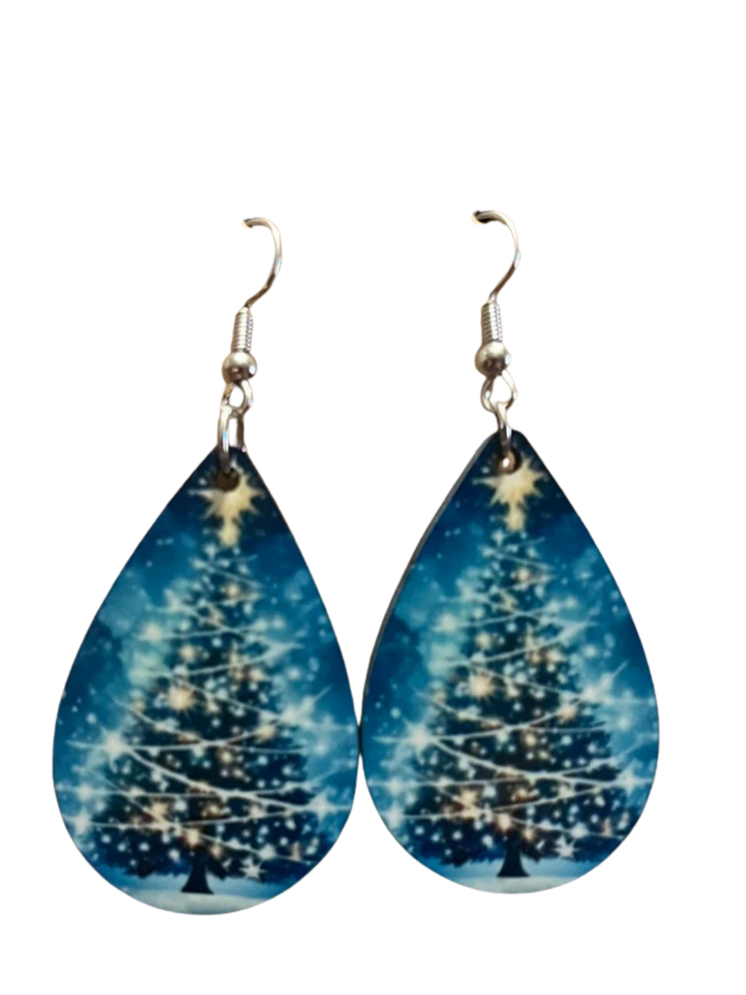 Earrings- Christmas Glitter Tree