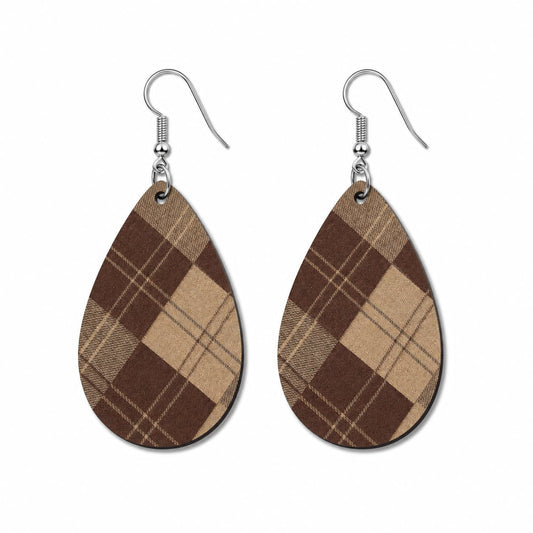 Earrings- Fall Harvest Chestnut Brown