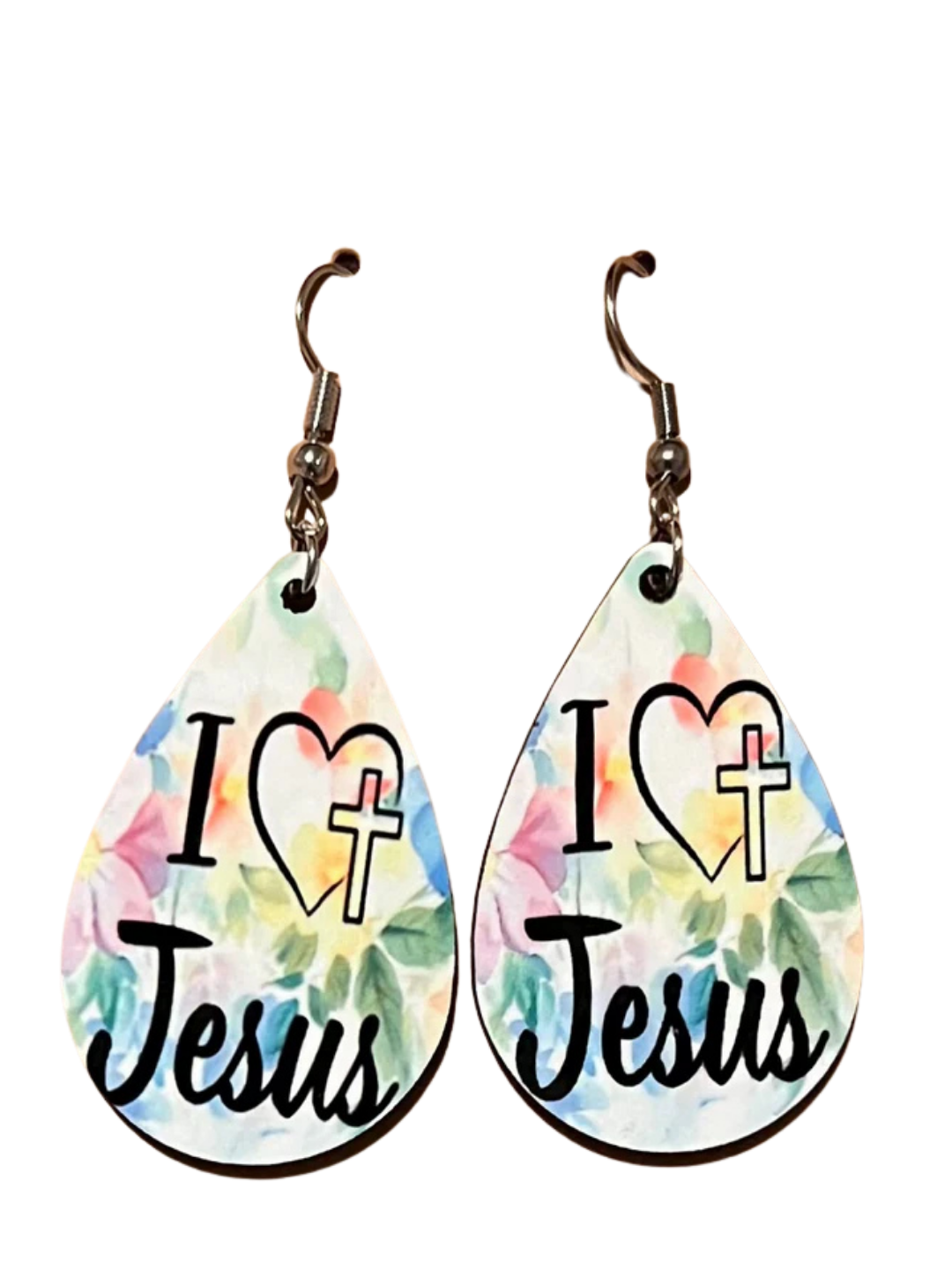Earrings- Faith Based I Love Jesus