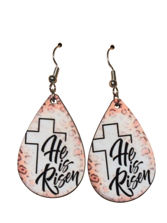 Earrings- Faith Based He is Risen