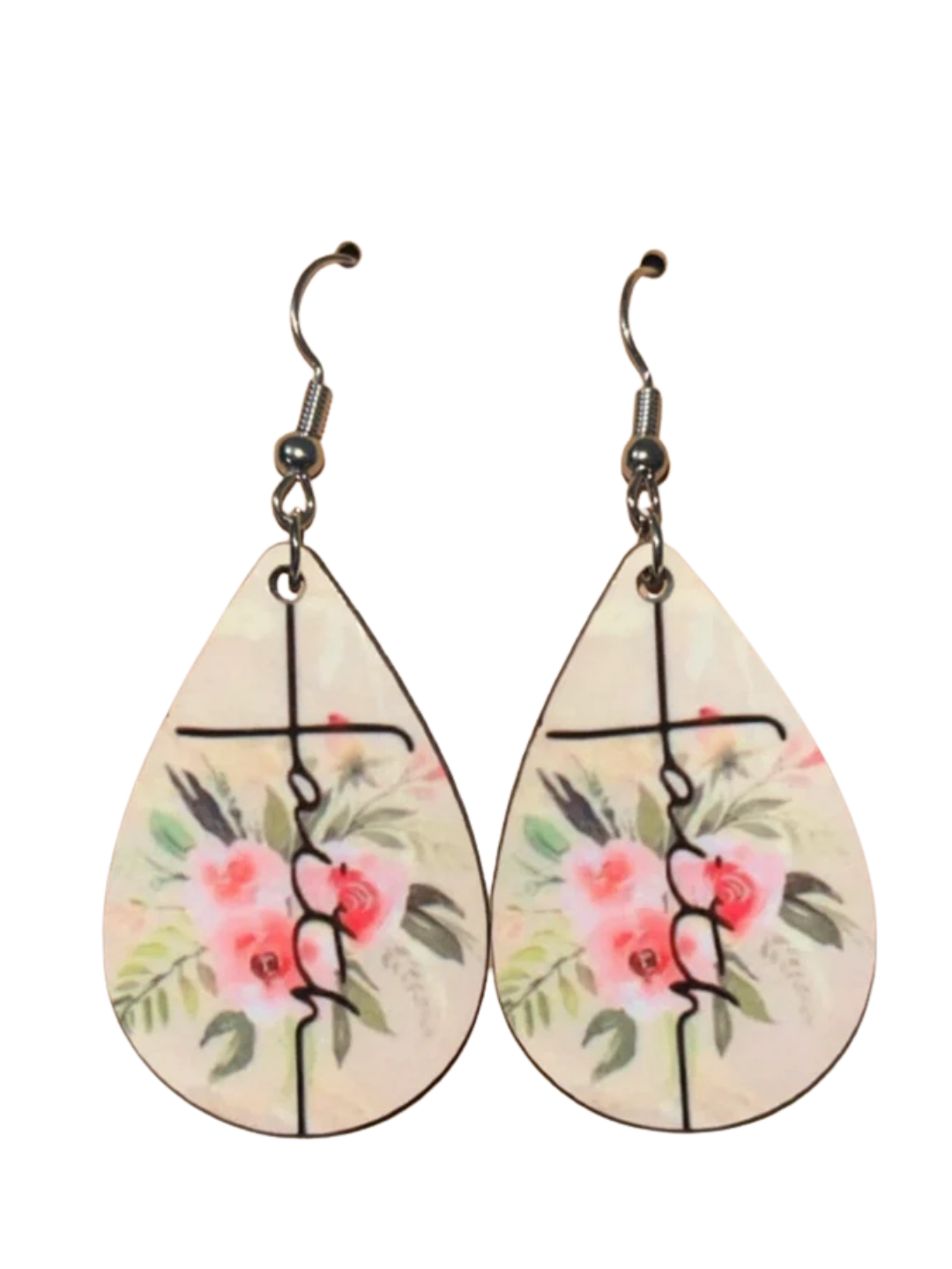 Earrings- Faith Based Faith  Floral