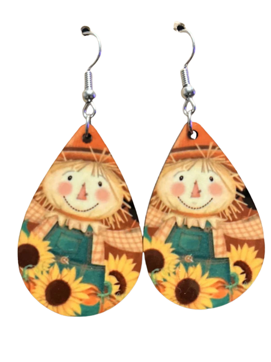 Earrings- Fall Scarecrow