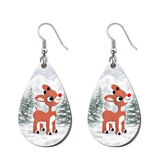 Earrings- Christmas Reindeer