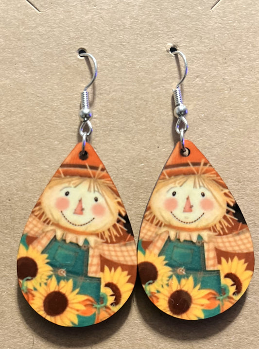 Earrings- Fall Scarecrow