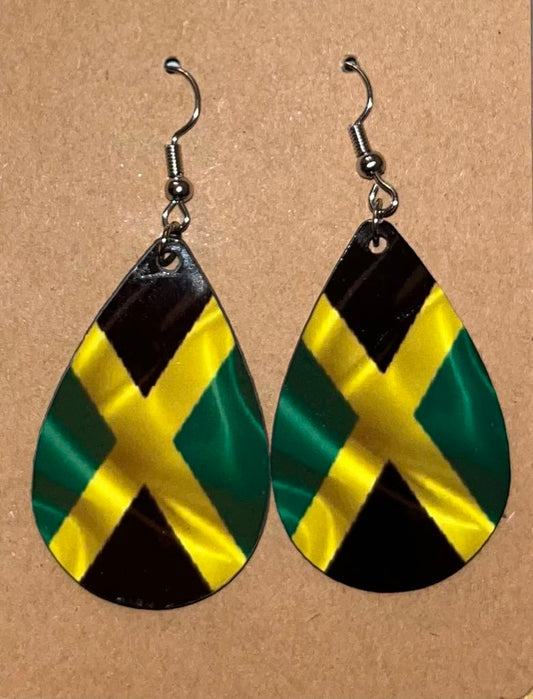 Earrings- Flags Jamaica