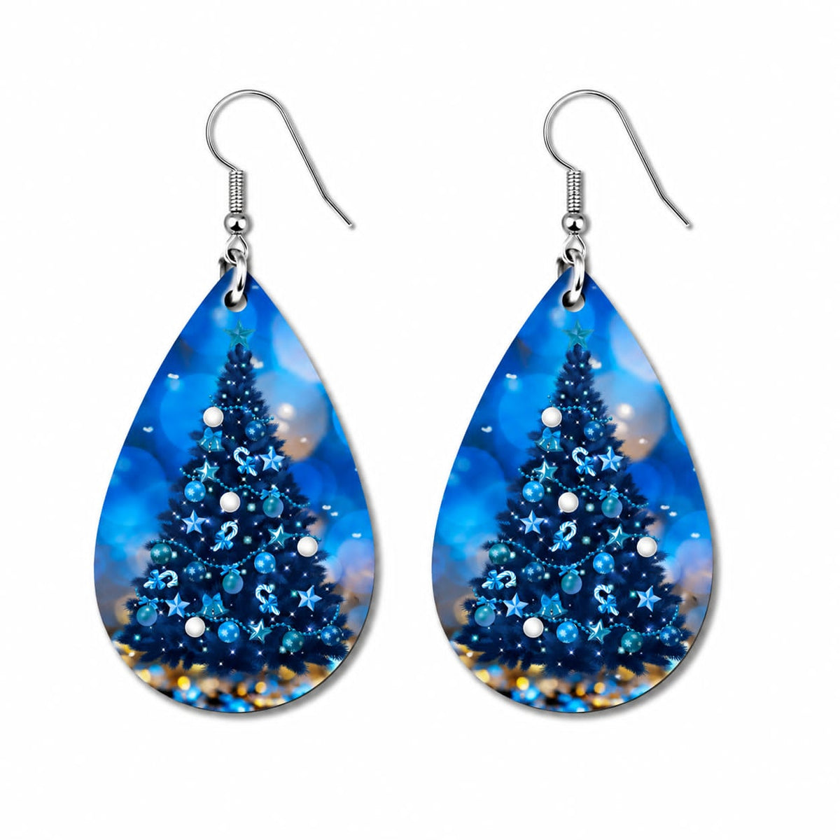 Earrings- Christmas Glitter Tree