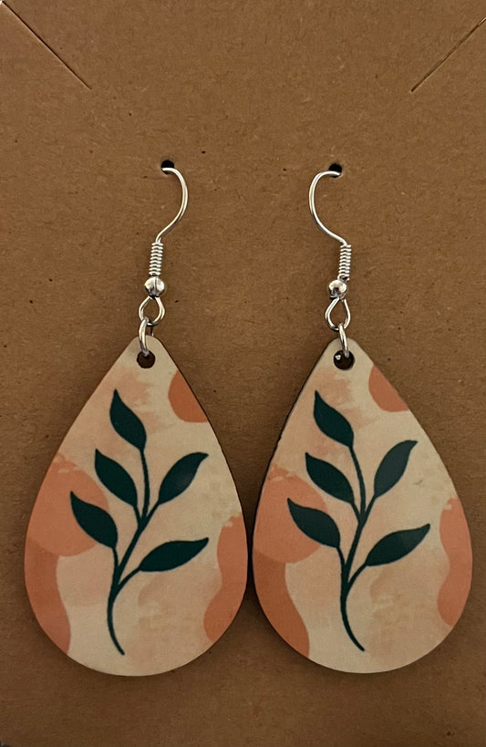 Earrings- Aztec/Patterns Leaf