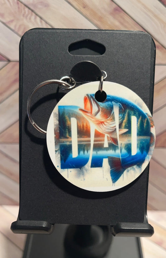 Keychains-Dad Bass