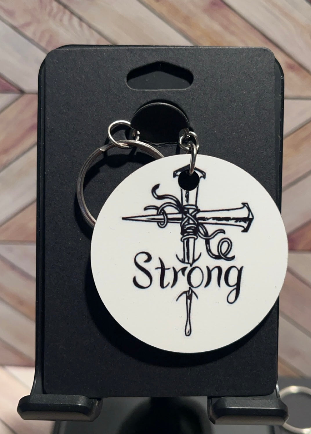 Keychains-  Cross Strong