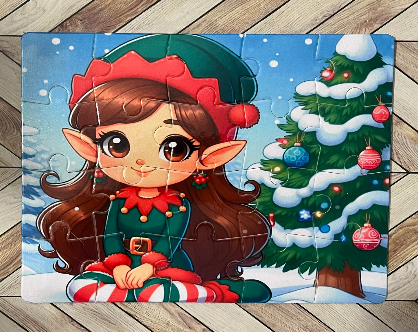 Jigsaw Puzzle-  Elf-Brunette