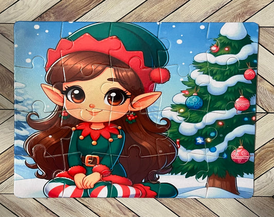 Jigsaw Puzzle-  Elf-Brunette
