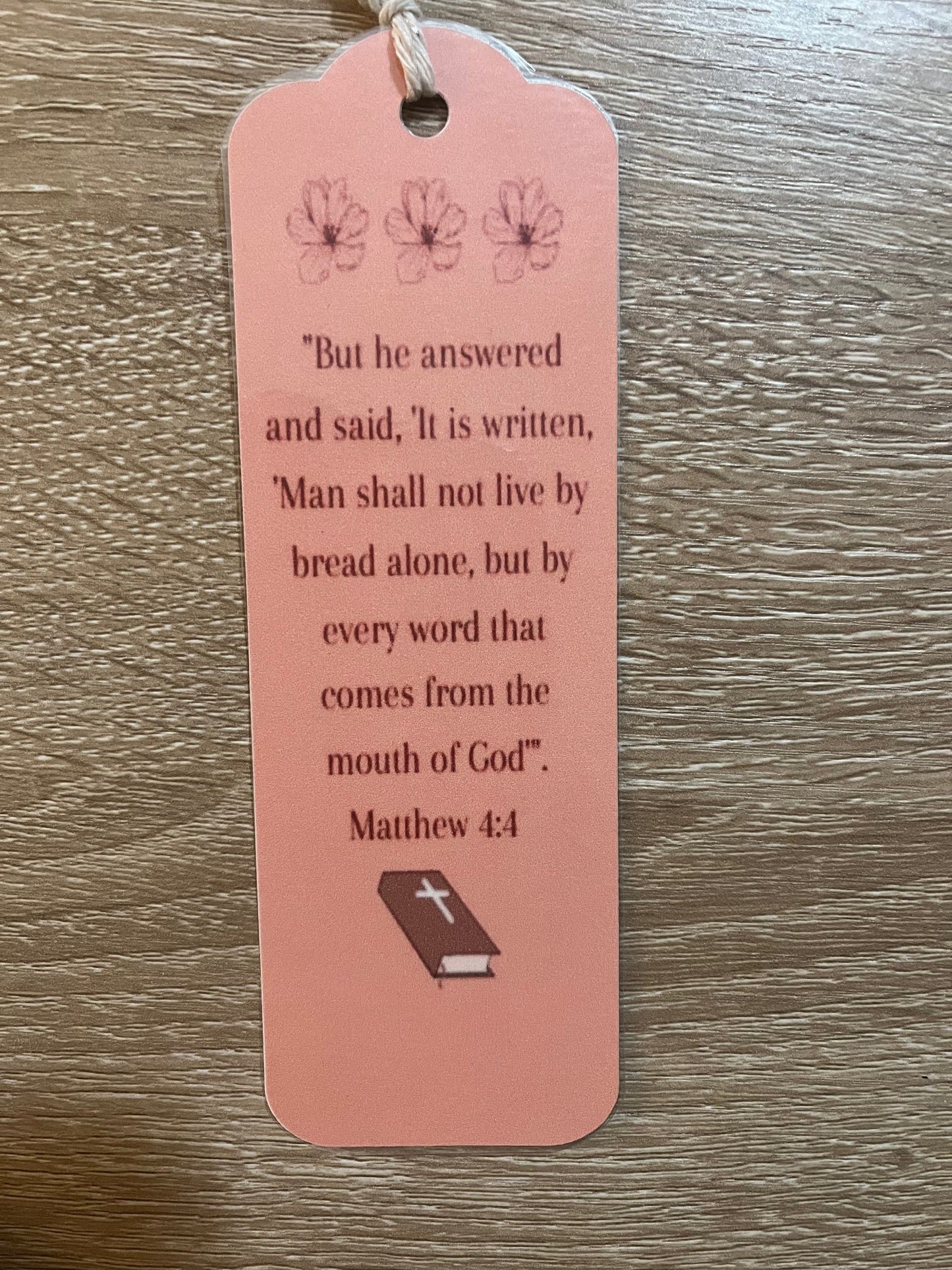 Bookmarks-  It is Written - Matthew 4:4