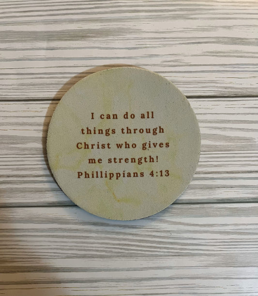 Coaster- I can do all things through Christ