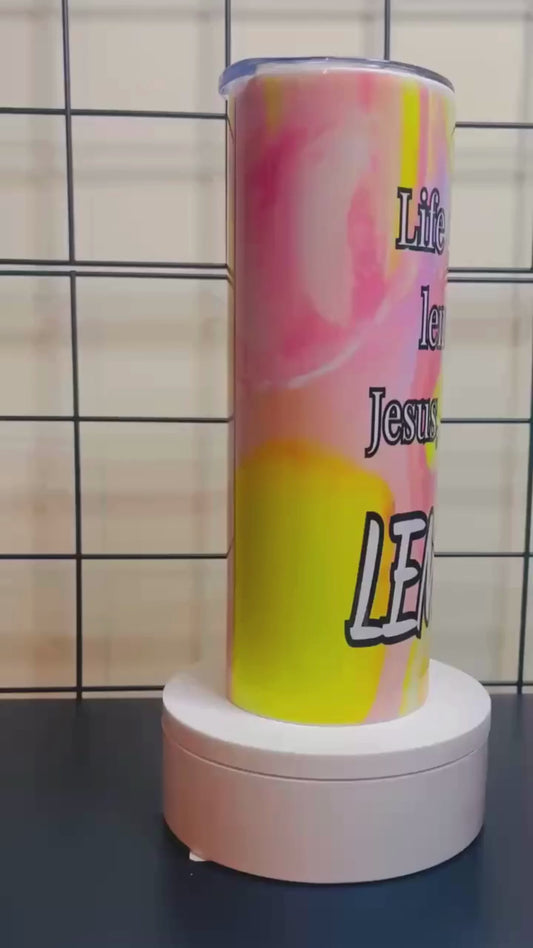 20 oz Tumbler- Lemonade